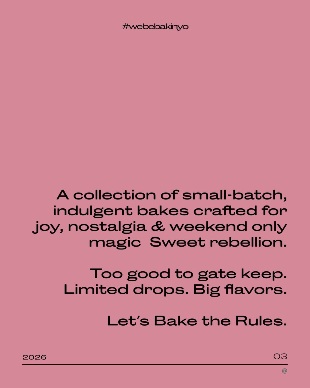 Bake The Rules 2026: The Cheesecake Affair