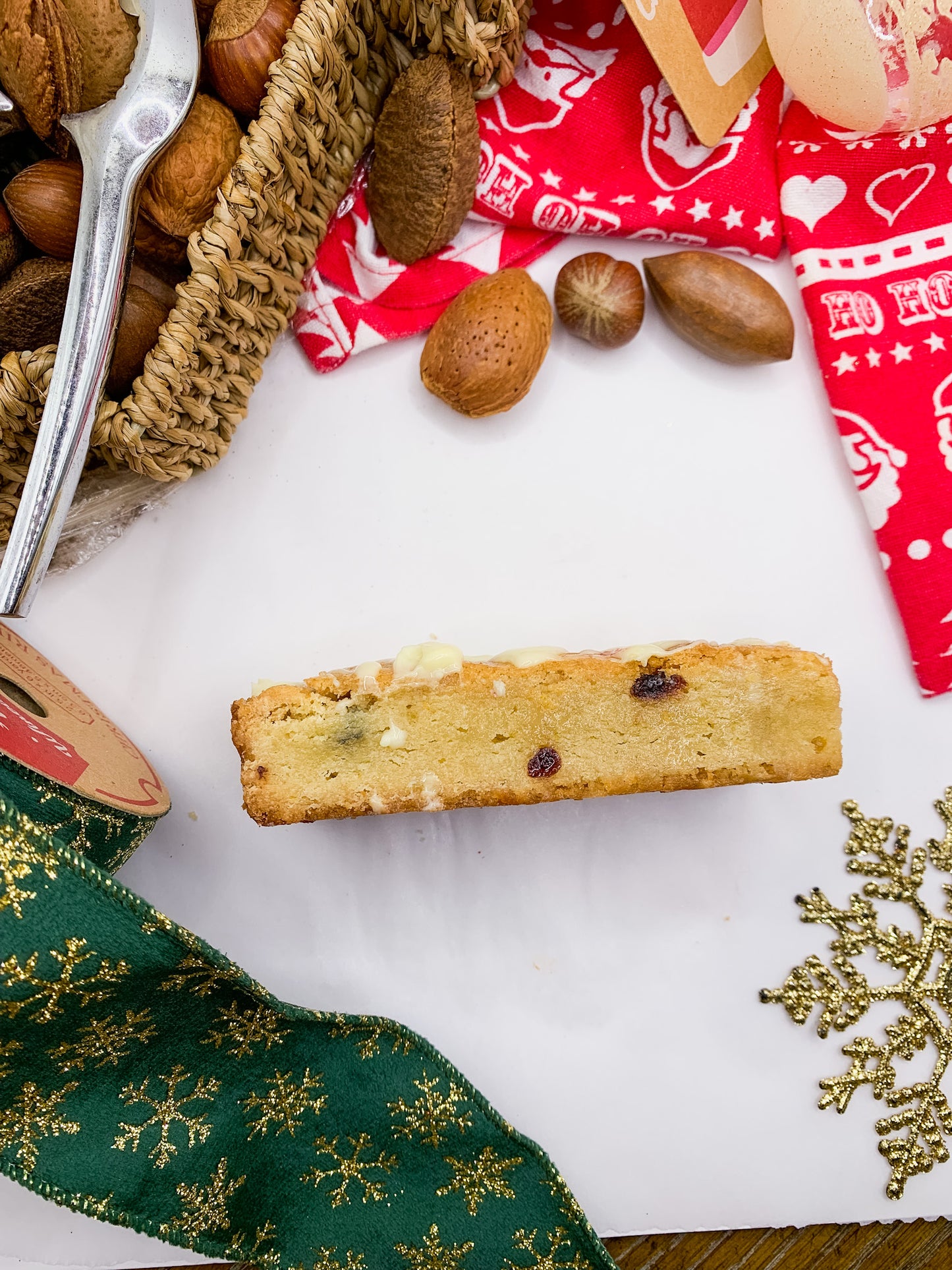 Holiday 2025: Citrus Spark - The Cranberry & Orange Blondie Bar