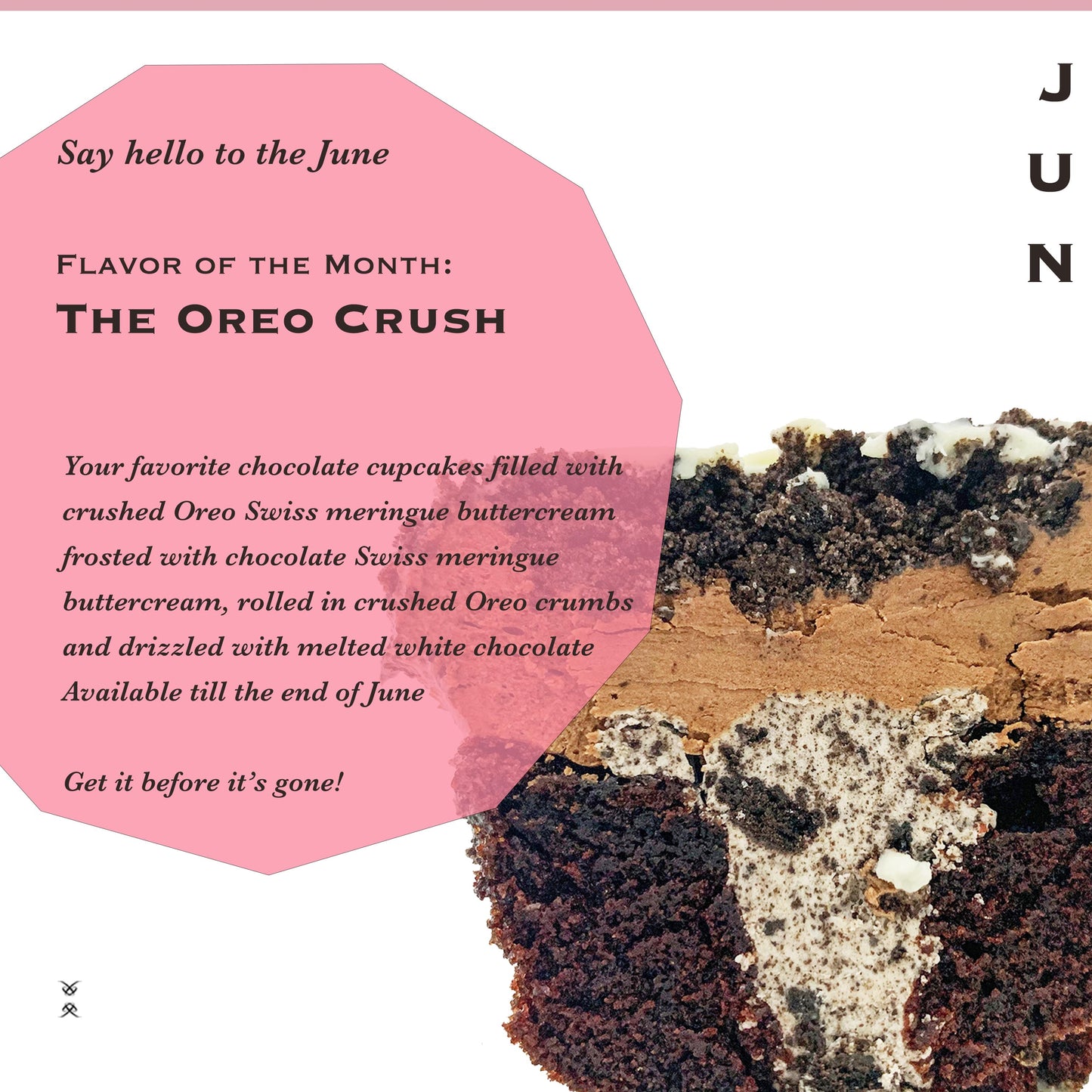 The June 2026 Flavor of the Month Cupcake: The Oreo Crush
