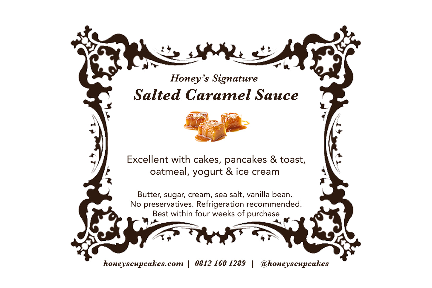 Honey’s Signature Salted Caramel Sauce