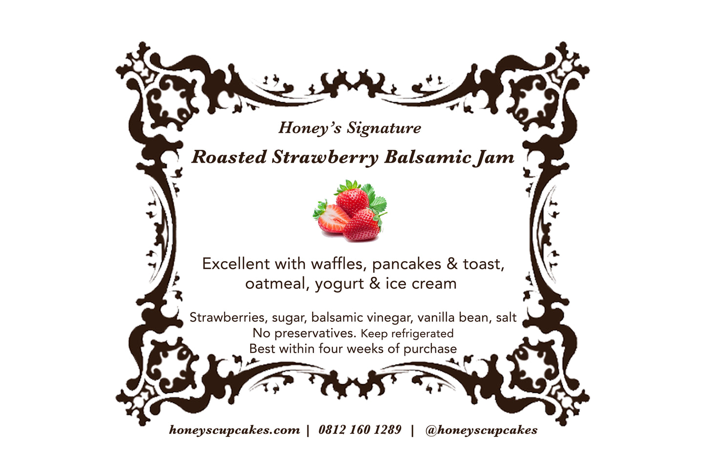 Honey’s Signature Roasted Strawberry Balsamic Jam