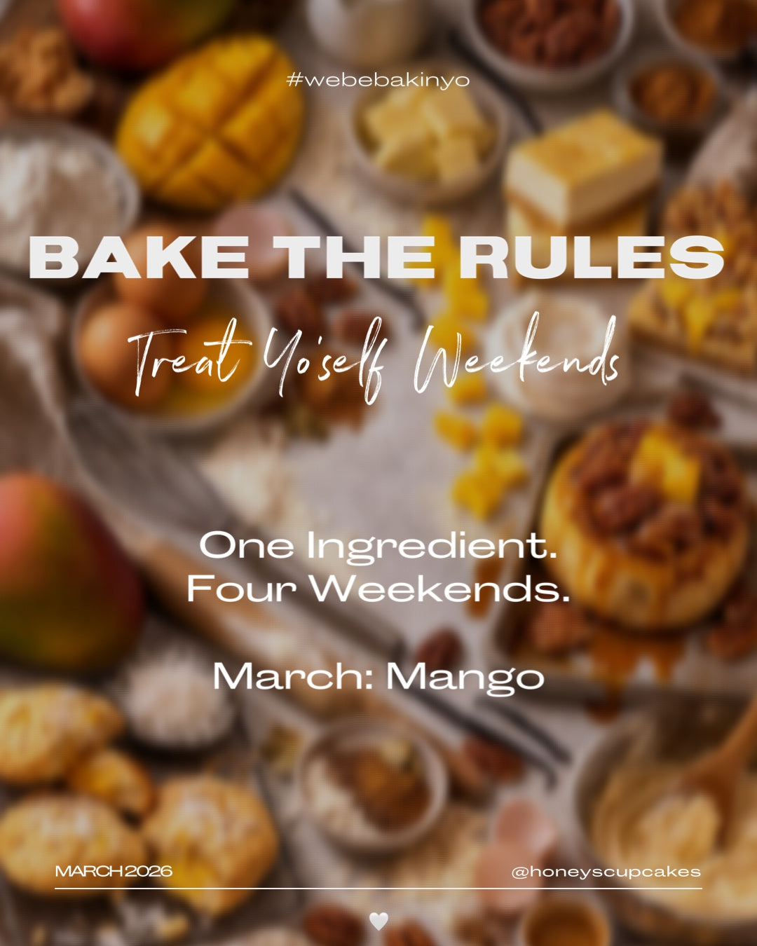 Bake The Rules March 2026: Mania - Mango Cookies & Pavlovas