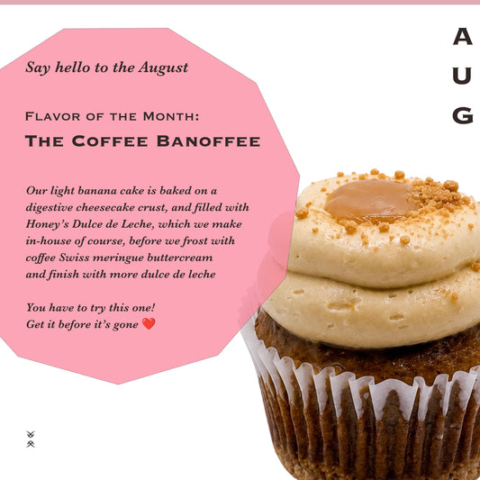 The August 2026 Flavor of the Month Cupcake: The Coffee Banoffee
