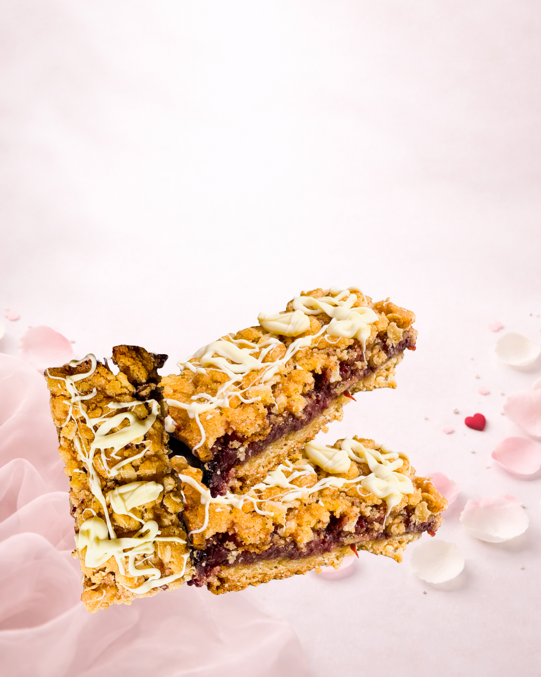 Valentine's Day 2026: Flirty Love - The Strawberry Crumble Bar