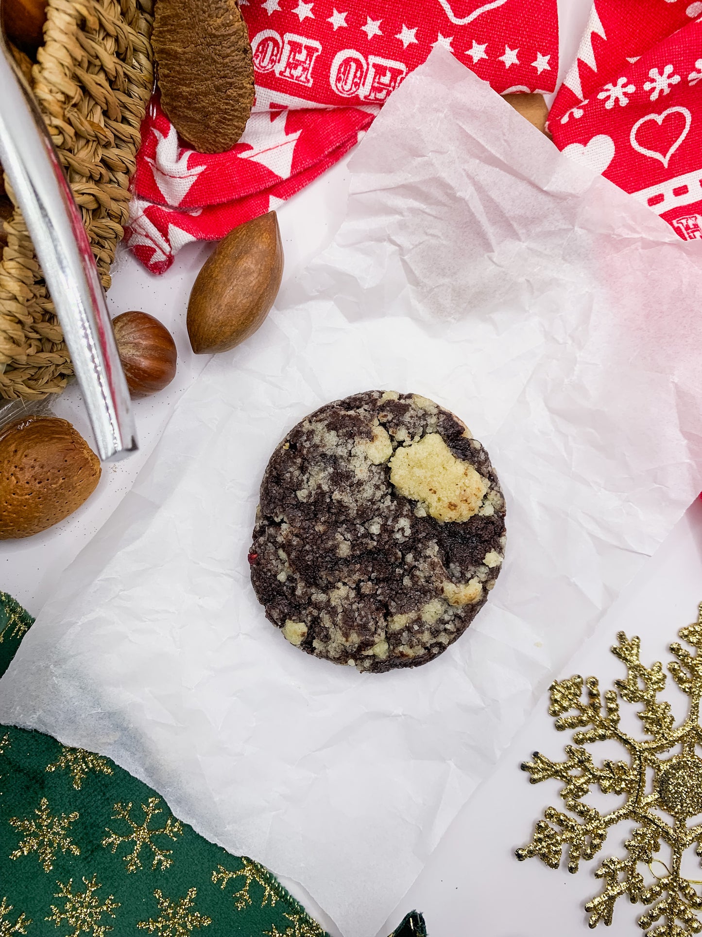 Holiday 2025: Midnight Streusel - The Triple Chocolate & Ginger Cookie