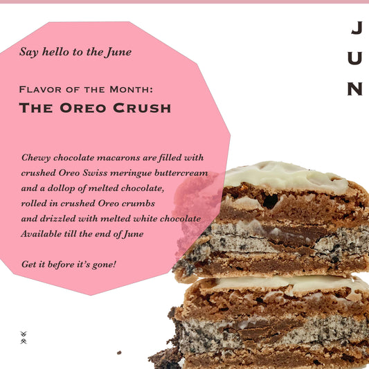 The June 2026 Flavor of the Month Macaron: The Oreo Crush