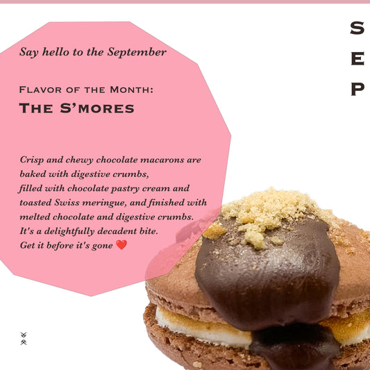 The September 2026 Flavor of the Month Macaron: The S'mores